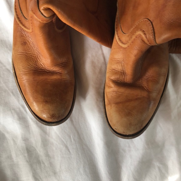 Frye brown leather knee high boots - Picture 6 of 7